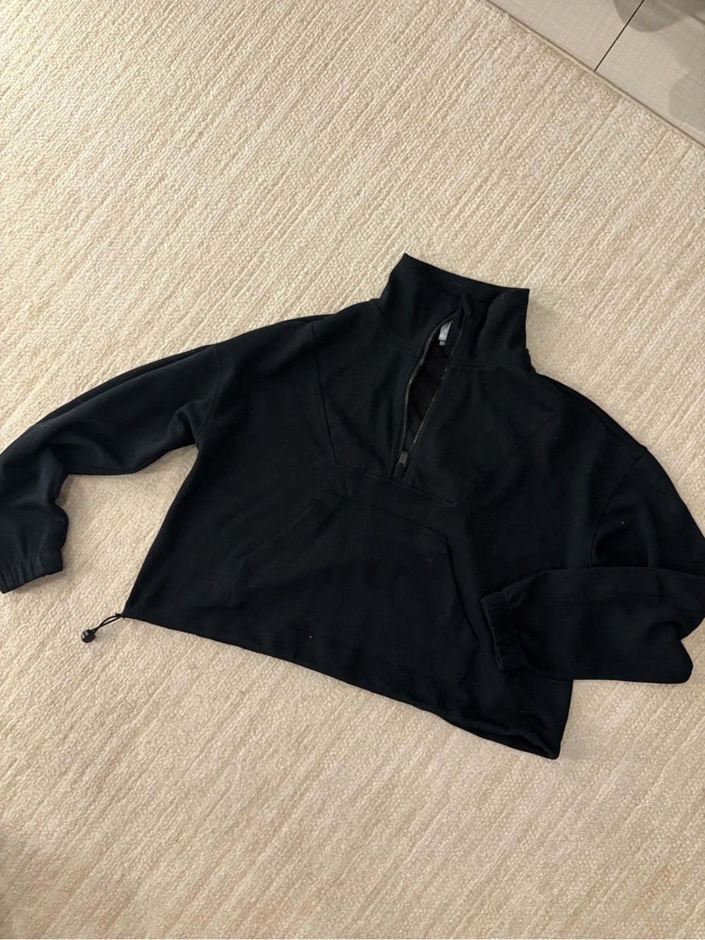 90 Degree By Reflex Black Half-Zip Pullover